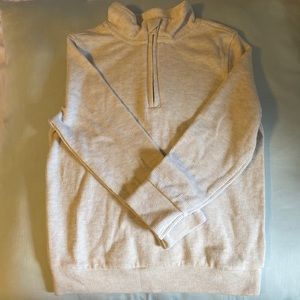 Cream Color Half Zip